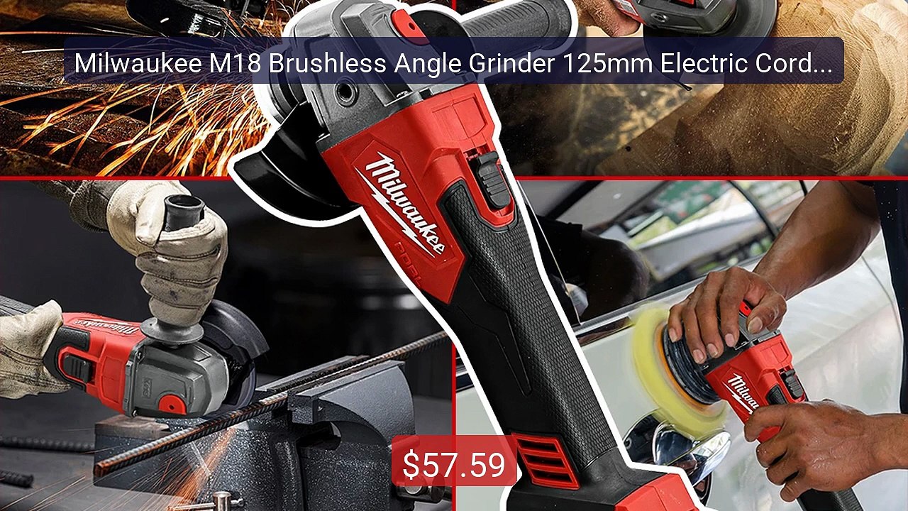 Milwaukee M18 Brushless Angle Grinder 125mm Electric Cordless Powe... -- Best Deal 2026 | Shop Now!