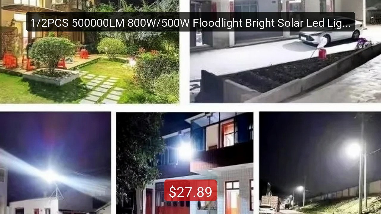 1/2PCS 500000LM 800W/500W Floodlight Bright Solar Led Light Ou... -- Hot Deal 2026 | Limited Offer!