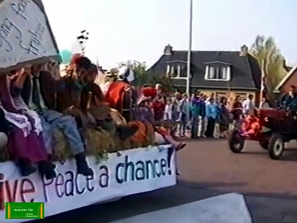 1995 Doarpsfeest Optocht hoeke Buorren-Aldlânsdyk