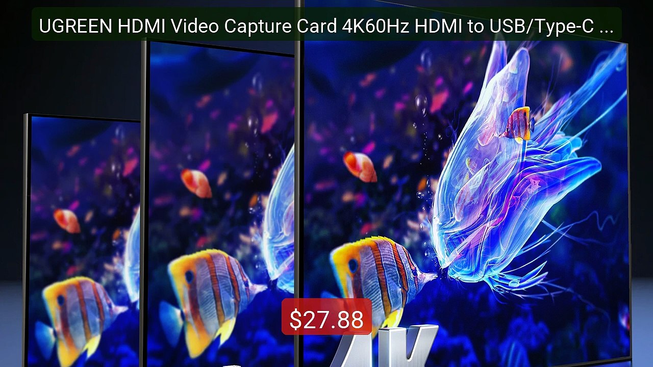 UGREEN HDMI Video Capture Card 4K60Hz HDMI to USB/Type-C Vide... -- Amazing Value 2026 | Must Have!