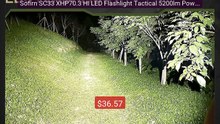 Sofirn SC33 XHP70.3 HI LED Flashlight Tactical 5200lm Power... -- Top Pick 2026 | Unbeatable Price!