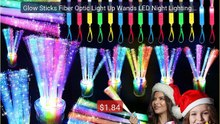 Glow Sticks Fiber Optic Light Up Wands LED Night Lighting Props for... -- Top Rated 2026 | Buy Now!