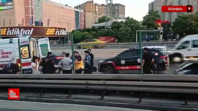 İstanbul D-100 Karayolu'nda polis aracının da karıştığı zincirleme kaza
