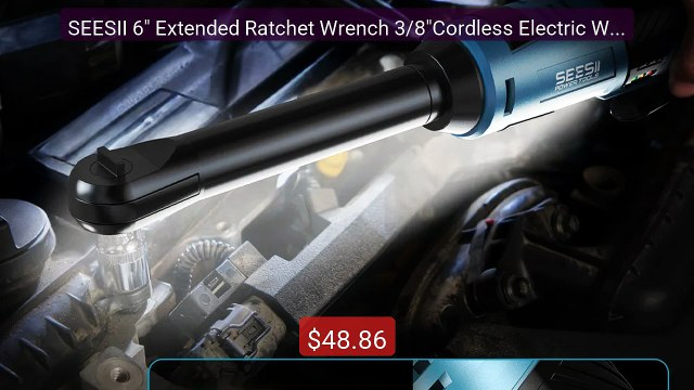 SEESII 6 Extended Ratchet Wrench 3/8 Cordless Electric Wre... Top Pick 2026 | Unbeatable Price!