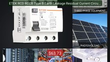 ETEK RCD RCCB Type B Earth Leakage Residual Current Circuit... -- Top Pick 2026 | Unbeatable Price!