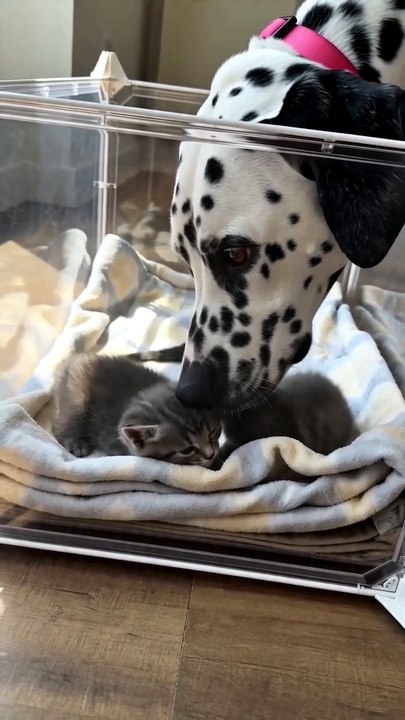 She Thought Her Dog Was Babysitting Kittens… Then She Saw THIS 😳🐶