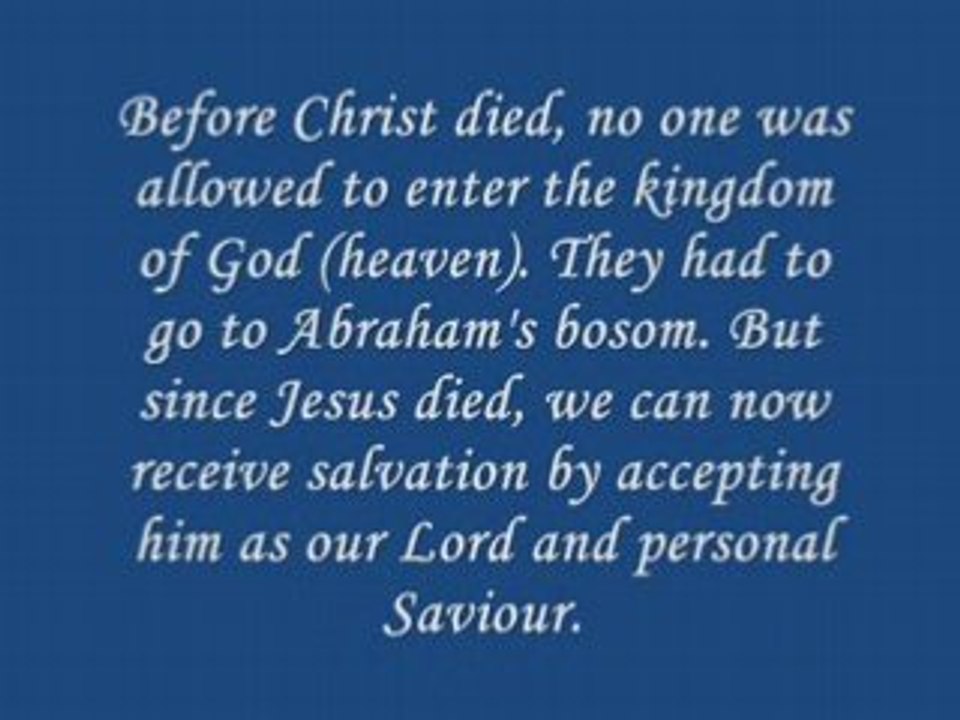 Omara Gospel Ministries Video: Salvation