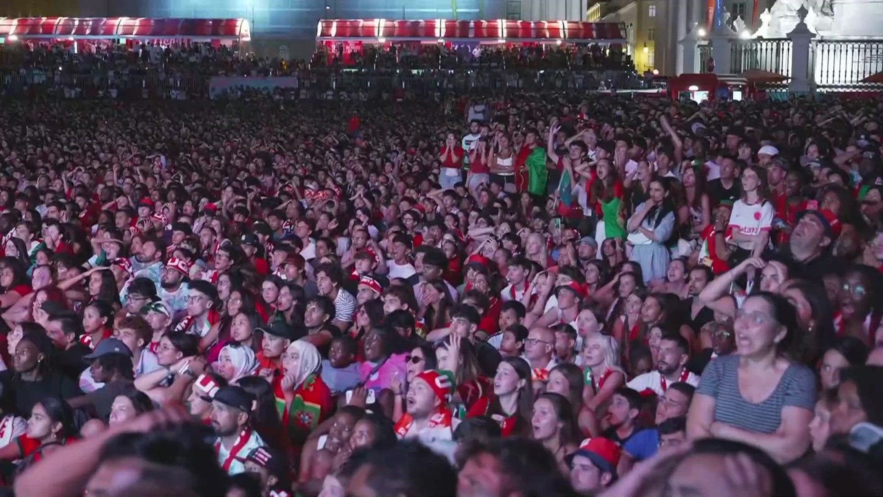 REACCION FANS PORTUGAL 0-1