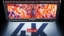 TOMLOV 4K Autofocus Microscope 10.1" HDMI Digital Microscopes TM4K... -- Best Deal 2026 | Shop Now!
