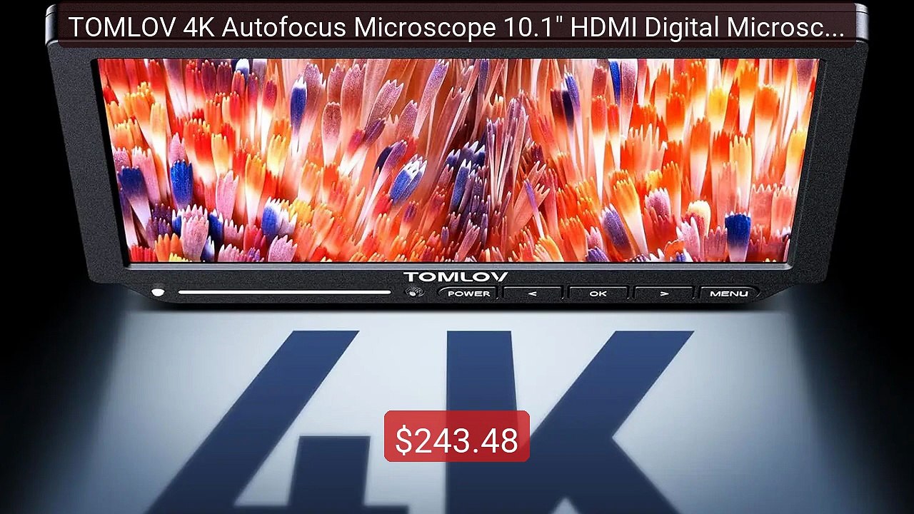 TOMLOV 4K Autofocus Microscope 10.1" HDMI Digital Microscopes TM4K... -- Best Deal 2026 | Shop Now!