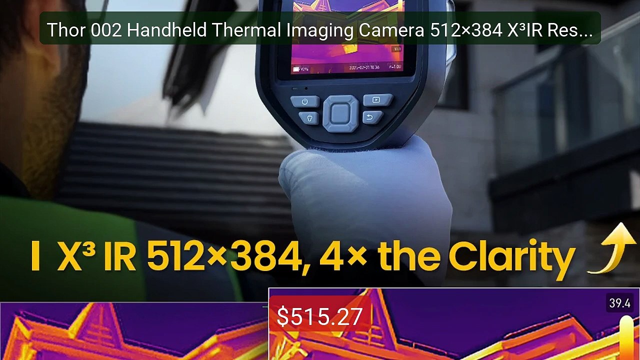 Thor 002 Handheld Thermal Imaging Camera 512×384 X³IR Resol... -- Top Pick 2026 | Unbeatable Price!