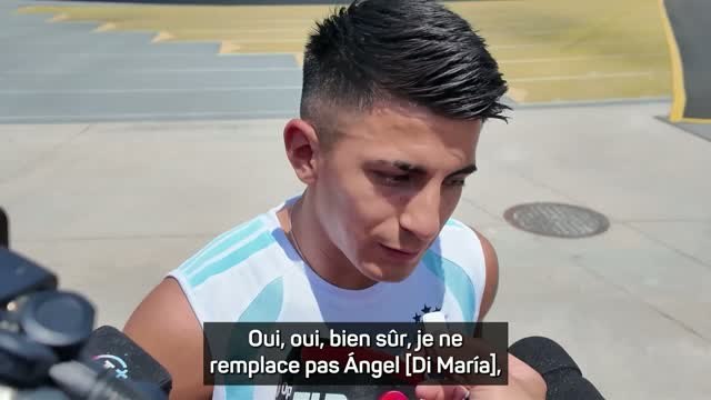 Argentine - Almada : “Je ne remplace pas Ángel Di María”