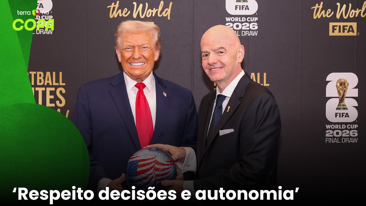 Presidente da Fifa admite ligação de Trump, mas nega interferência em decisão sobre cartão vermelho
