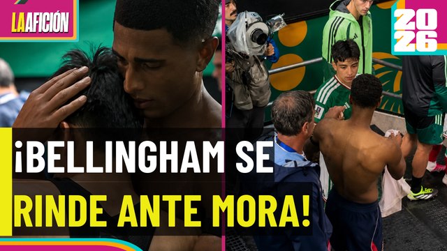 El emotivo gesto de Bellingham con Gilberto Mora tras la eliminación de México
