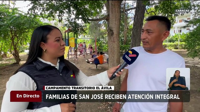 Testimonio | Luis González agradece atención integral en campamento transitorio en Caracas