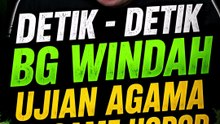 Detik-detik BG Windah Ujian Agama di Game Horor😱