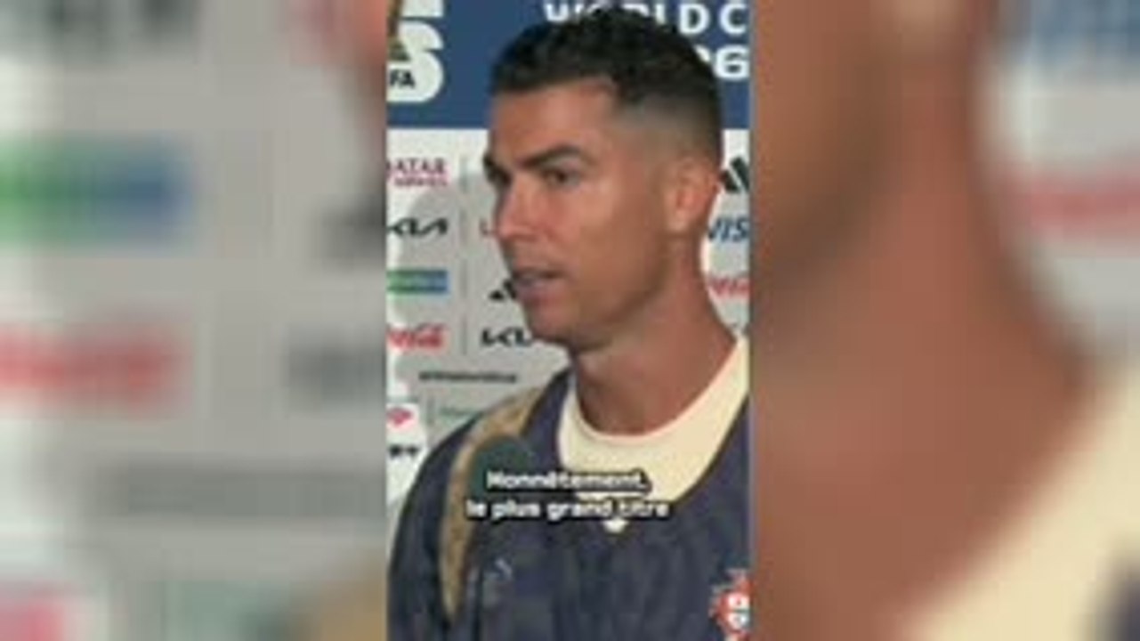 Portugal - Cristiano Ronaldo - J'ai tout donné, je pars l'esprit tranquille"