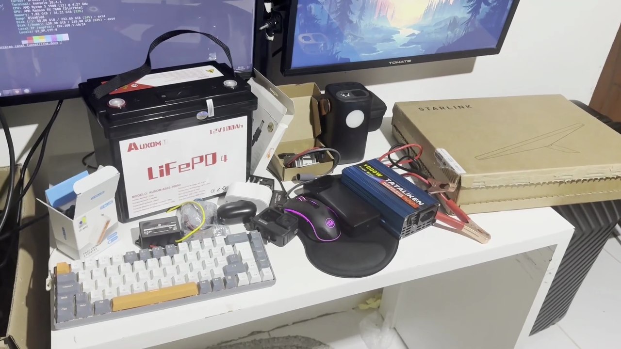 Bem-vindo ao Tux na Trilha | Off-Grid, Starlink, Energia Solar e Tecnologia Sem Limites
