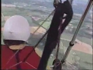 Hang Glider using thermal lift to gain altitude.