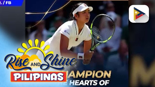 PBBM, nagpaabot ng pagbati kay Alex Eala matapos ang kahanga-hanga at makasaysayang kampanya nito sa 2026 Wimbledon Championships