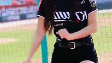 KT Wiz Kim Jina Fancam Dancing 'I'll Be There' + Cheerleader EP 122