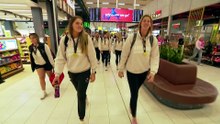 ‘Pink army’ gathers in Rundle Mall to welcome home victorious Thunderbirds