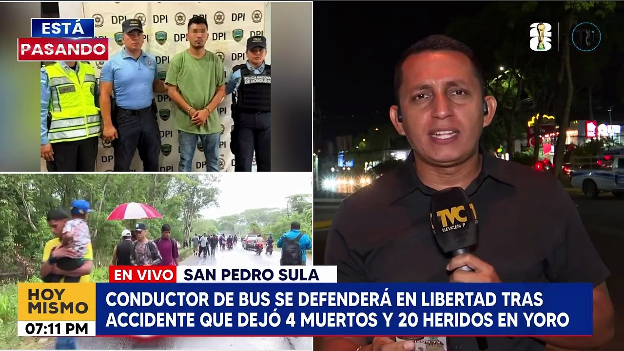 Conductor de bus se defenderá en libertad tras accidente que dejó 4 muertos y 20 heridos