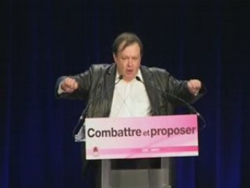 Jean-Pierre Mignard, Maison de la Chimie, le 28 juin 2008