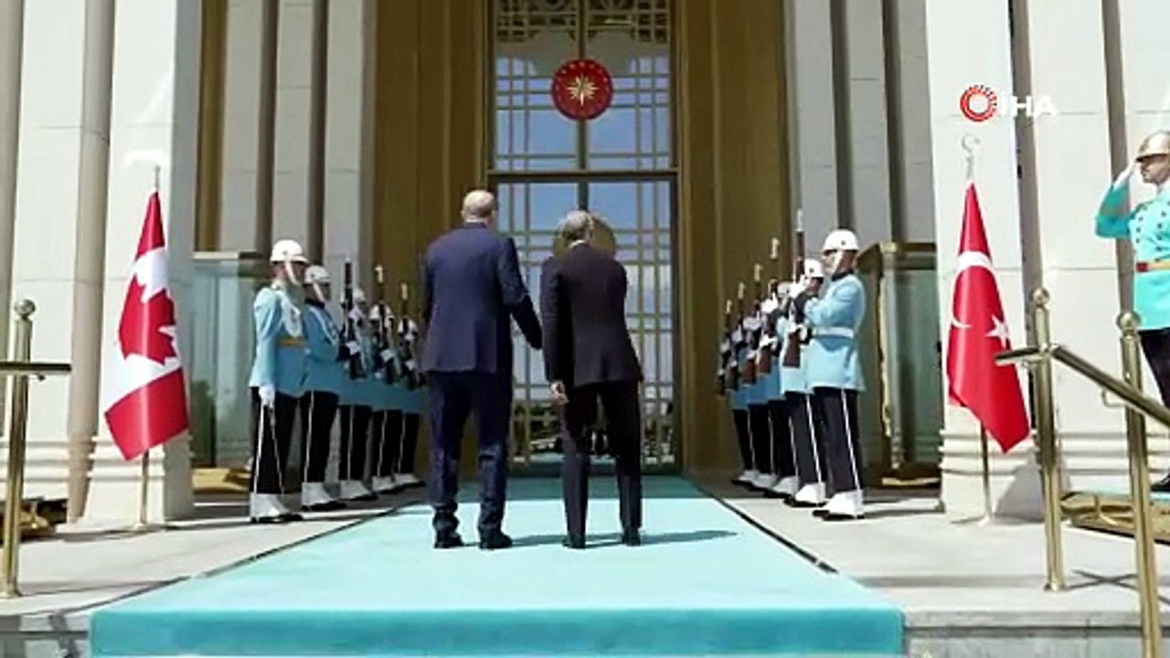 Cumhurbaşkanı Erdoğan, Kanada Başbakanı Mark Carney’i kabul etti