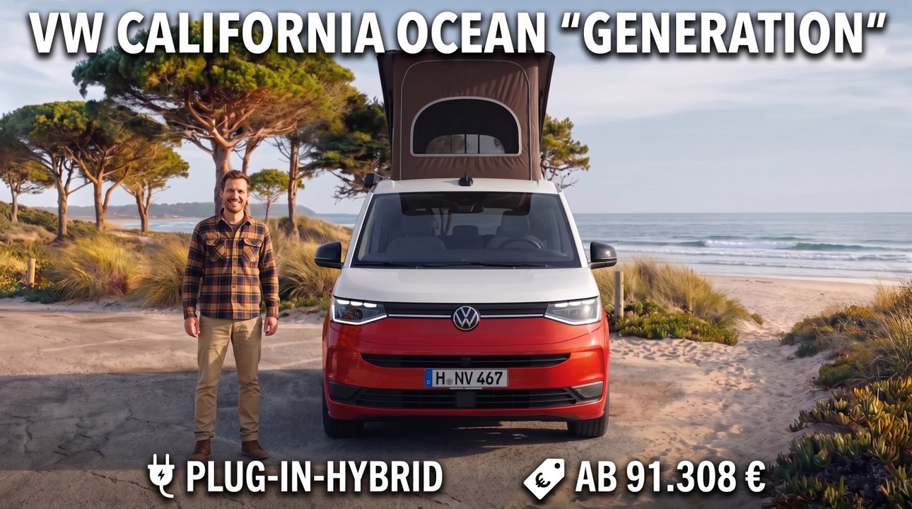 2027 VW California Ocean „Generation“ als Premium-Camper