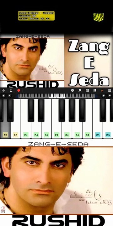 Zang-E-Seda - Rushid | Piano Cover By DJ | Pianist DJ | Walk Band