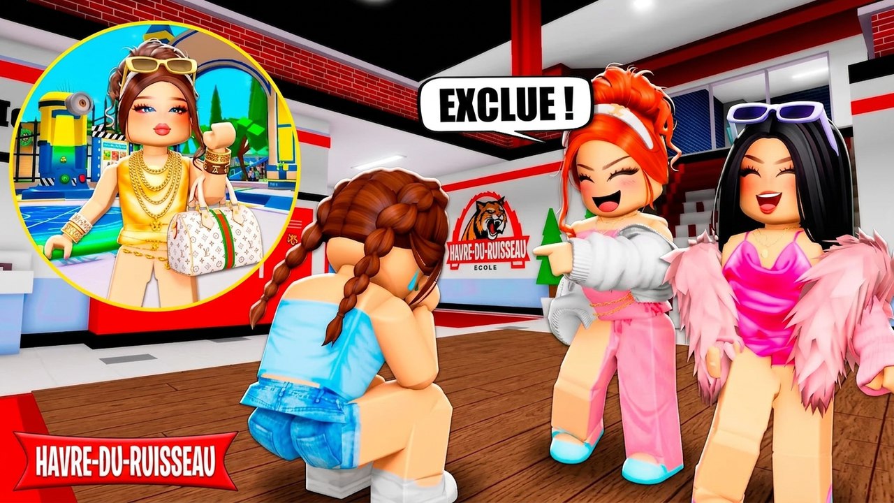 La fille mise à l’écart est la propriétaire du parc ! | Histoires Brookhaven RP | Roblox