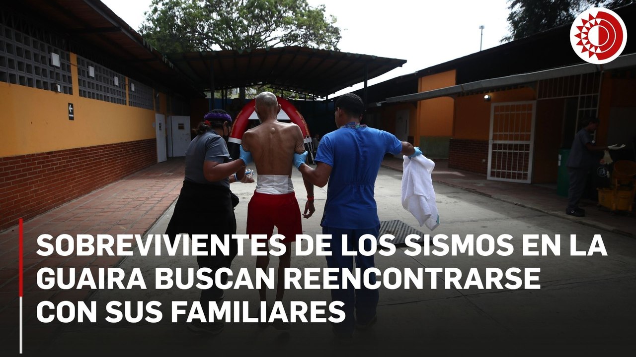 Venezuela: adultos mayores esperan a sus familiares en albergue tras sismos en La Guaira