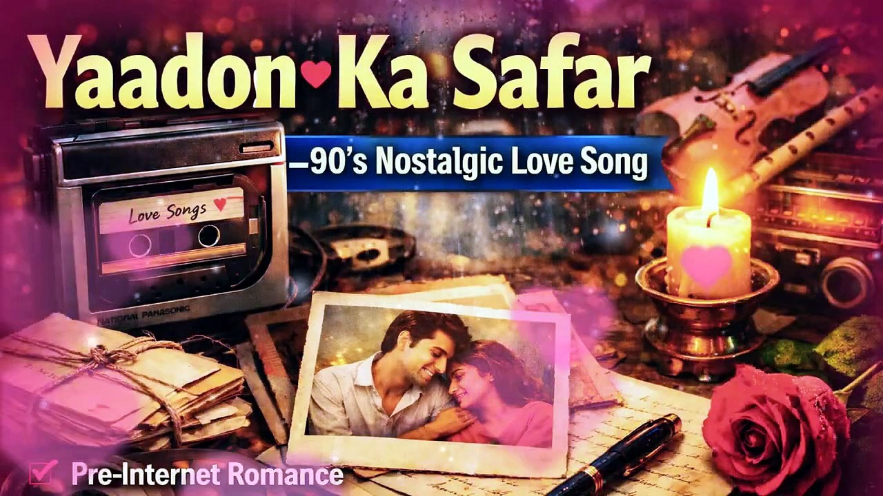 Yaadon Ka Safar | 90’s Nostalgic Love Song | Pure Romantic Melody 💔🎶