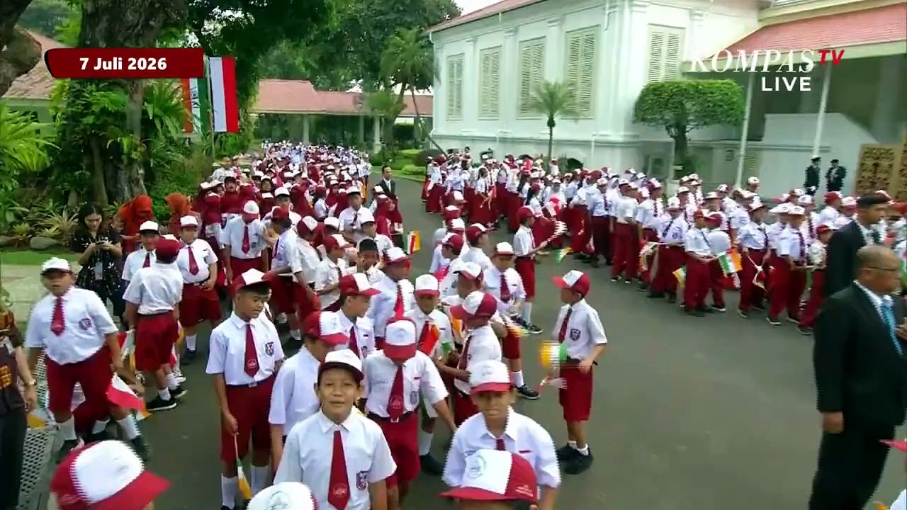 Iring-iringan PM India Narendra Modi Temui Presiden Prabowo di Istana, Dikawal Pasukan Berkuda!
