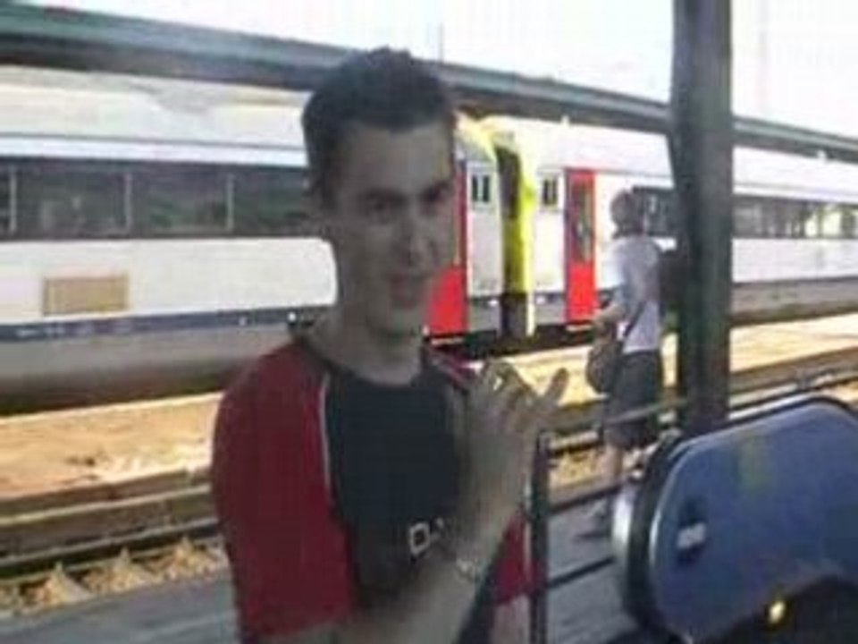 A la gare de Gand