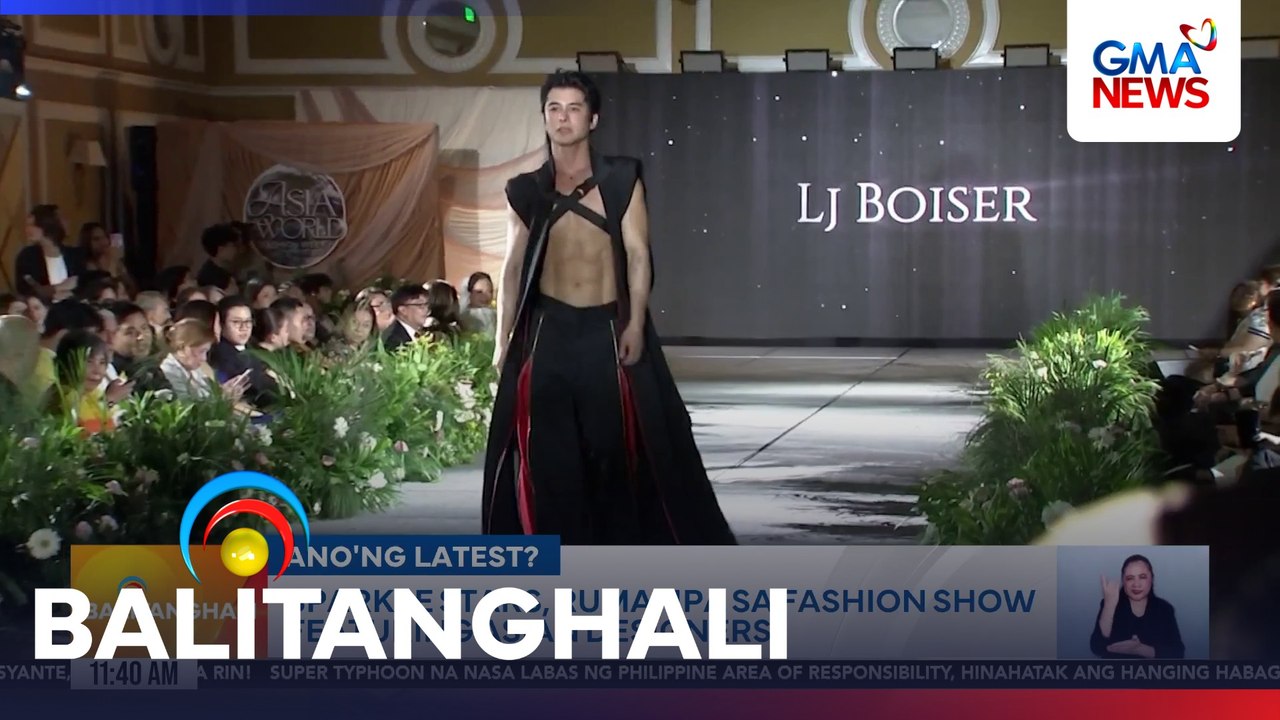 Sparkle stars, rumampa sa fashion shpw featuring Asian designers | Balitanghali