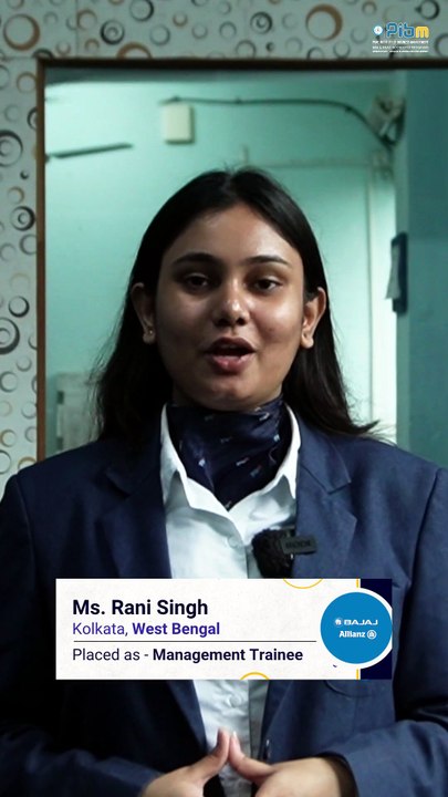 PIBM to Bajaj Allianz GI | MBA & PGDM Placements | Rani Singh | Batch 2024–26