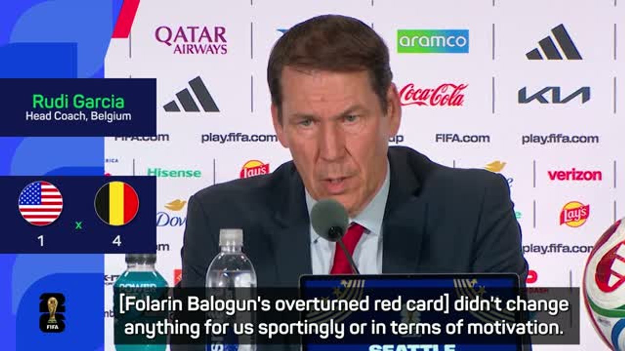 Belgium weren't motivated by Balogun decision - Garcia