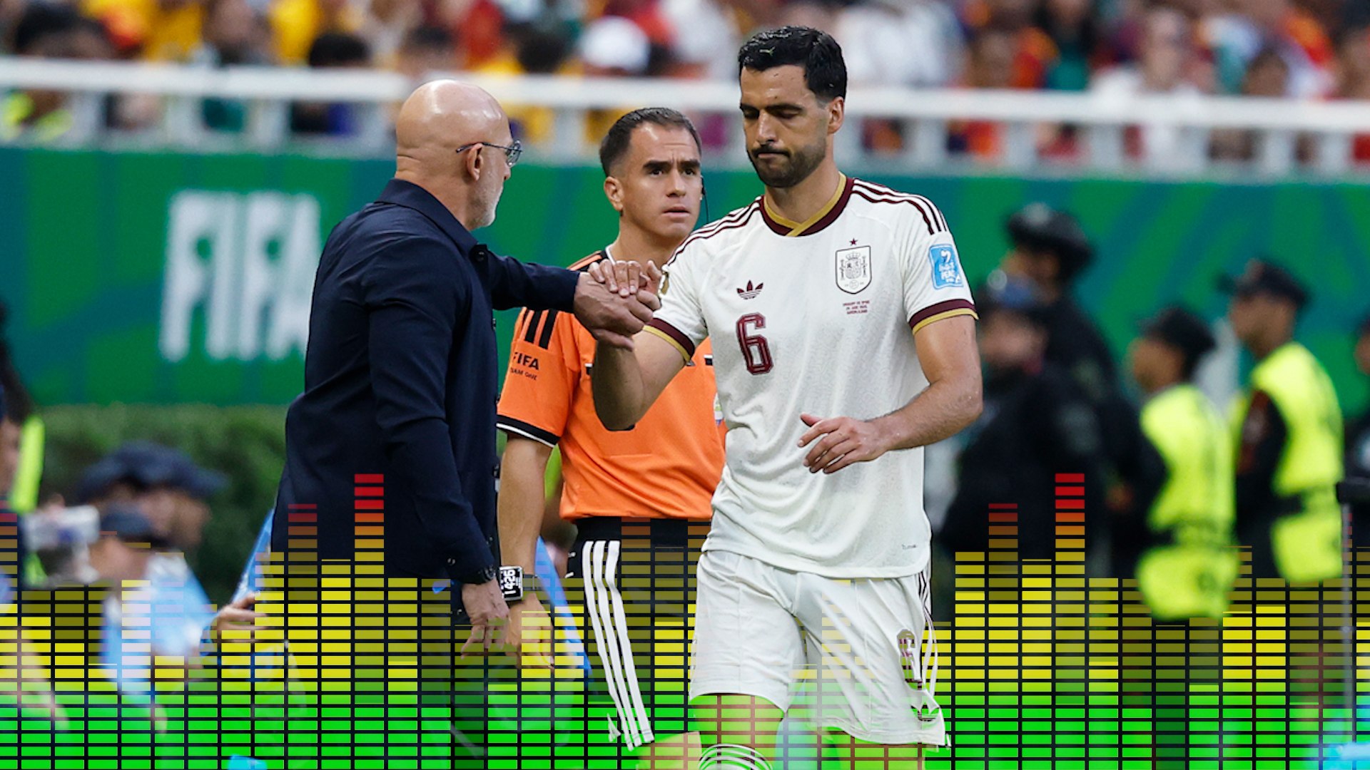 David Sánchez rectifica tras España-Portugal: "Le puse a parir y me equivoqué"