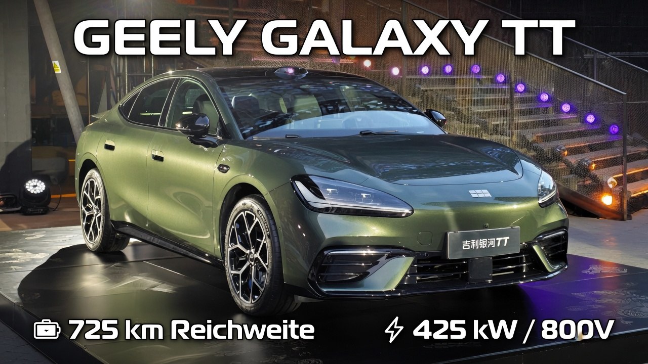 2027 Geely Galaxy TT: 800-Volt-Technik und 425 kW im Check