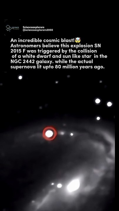 An incredible cosmic blast #space #spaceexploration #facts