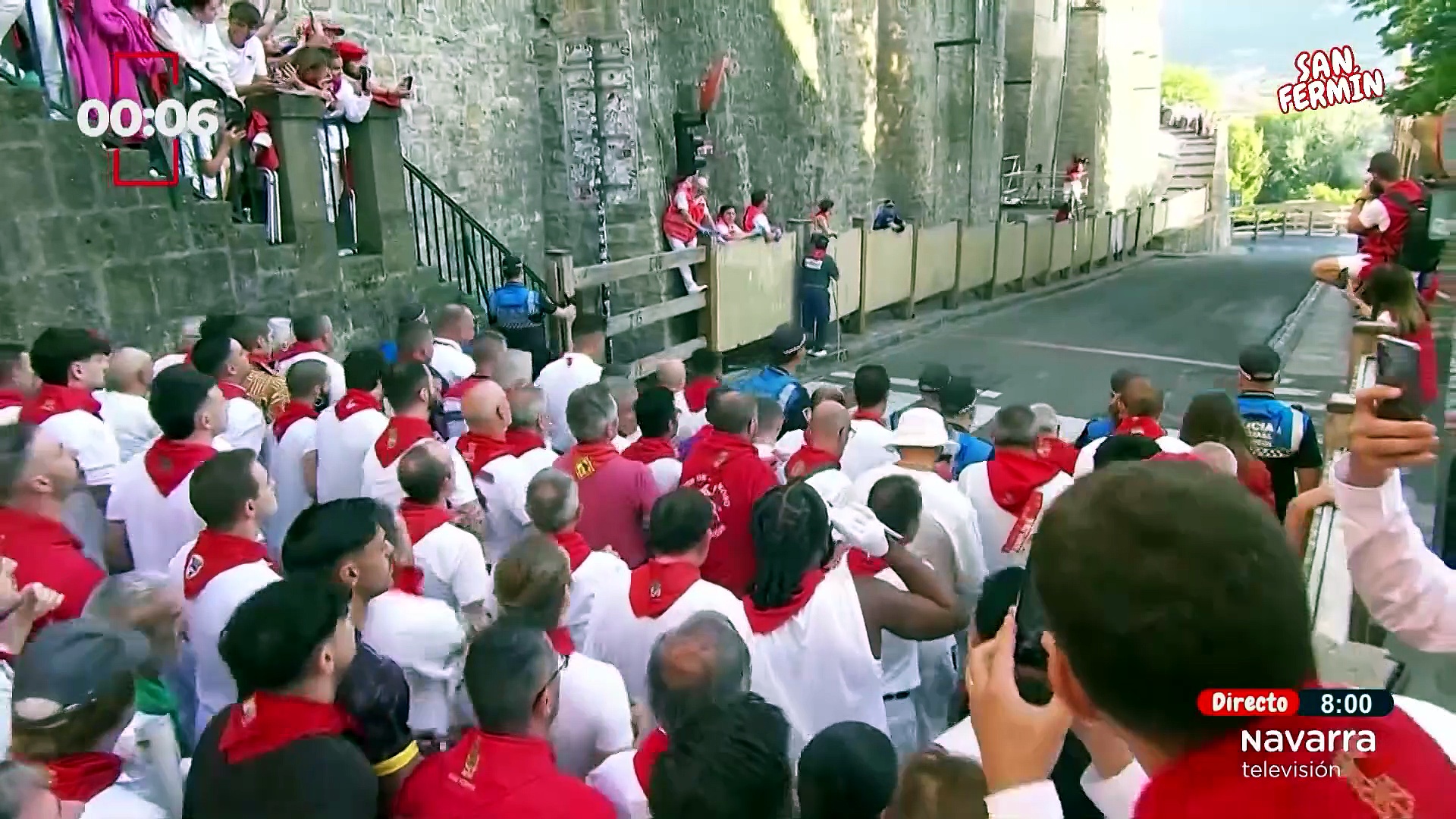 Primer encierro al completo con la nobleza de Fuente Ymbro