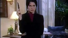 Novela Suave Veneno (1999) - Maria Regina ameaça Lavínia grávida