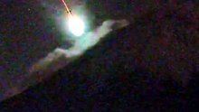 Meteor Fireball Lights Up Over Mount Fuji
