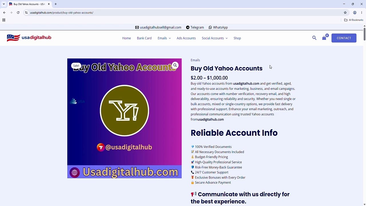 The Ultimate Guide to Buying Aged Yahoo accounts ...|...