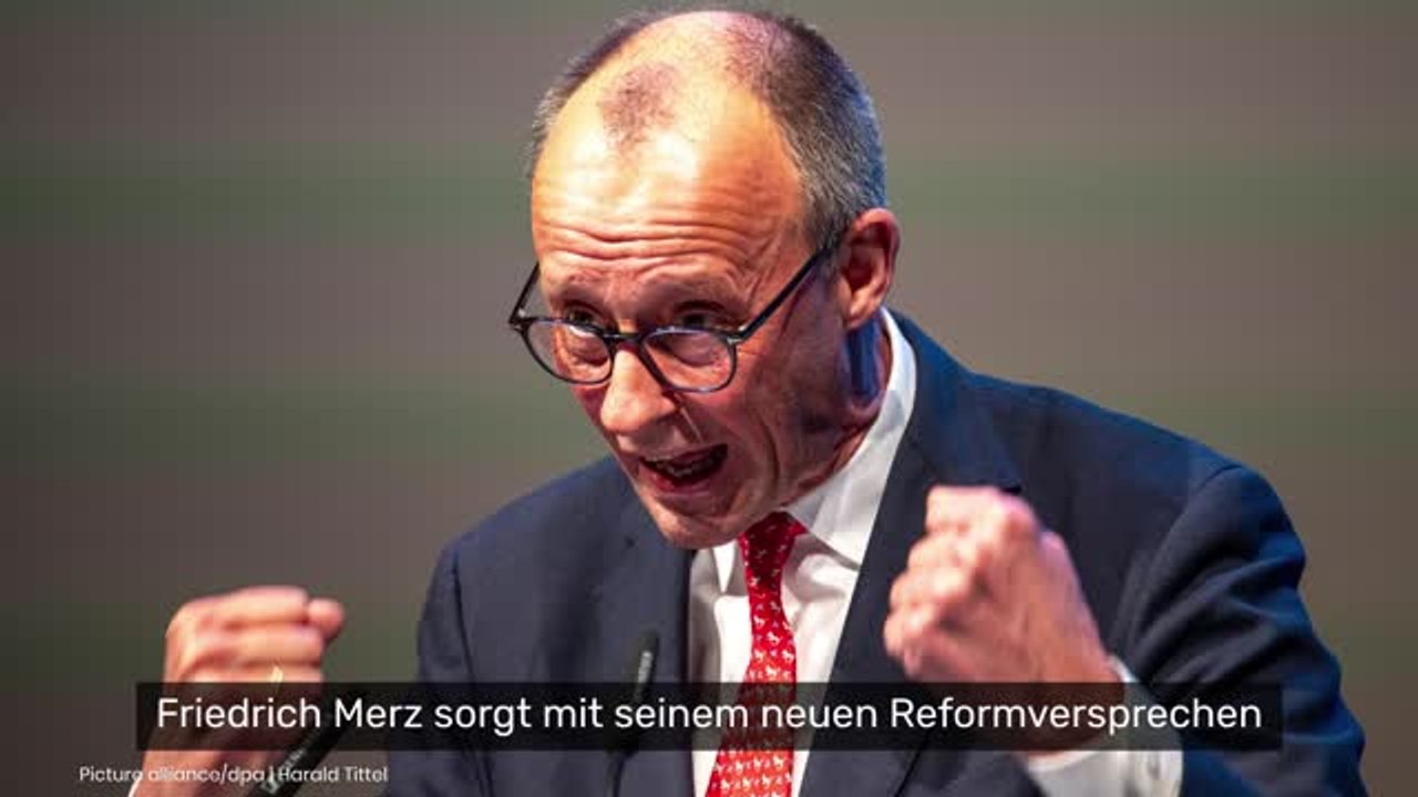 Friedrich Merz: 'Deutschland kann mehr' - Reform-Versprechen des Bundeskanzlers sorgt für Wirbel