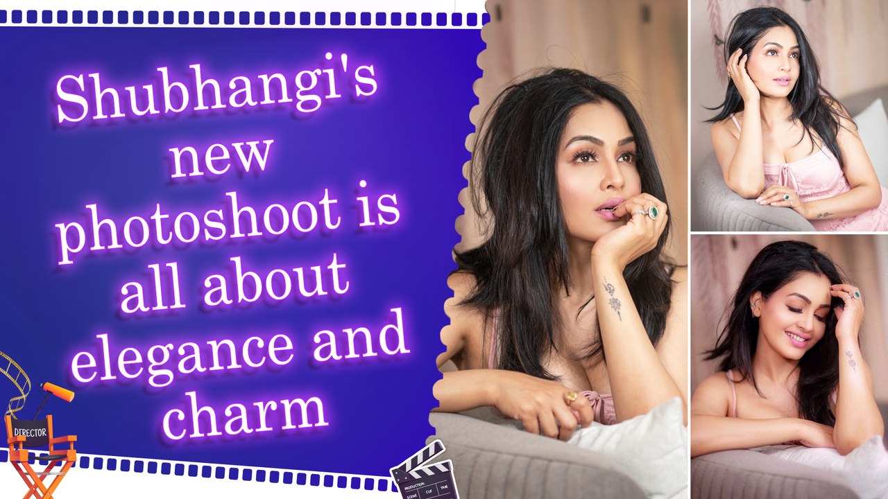 Shubhangi Atre stuns in pastel pink lace outfit in new photoshoot