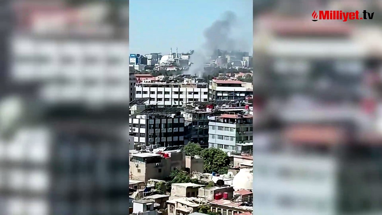 Şam'da Macron'un kaldığı otelin yakınında patlama