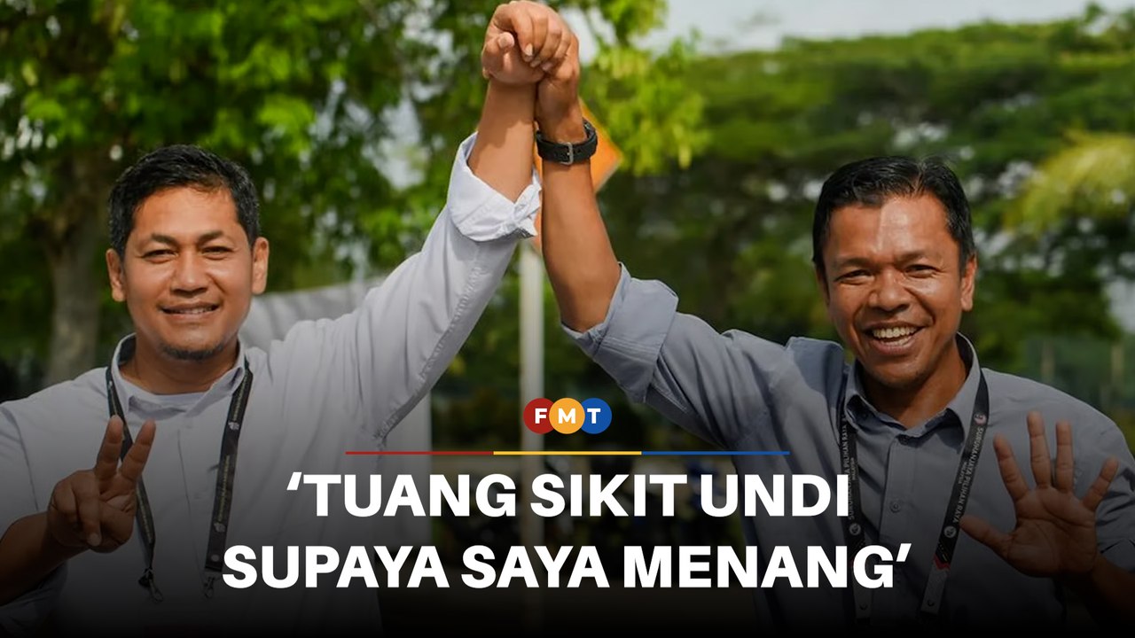 ‘Tuang sikit undi supaya saya menang’, seloroh calon PH kepada PN